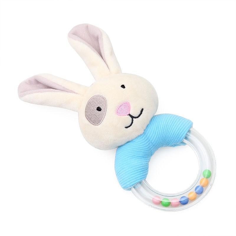 Modern Luxury Baby Rattle Toys Rabbit Plush Baby Cartoon Bed Toys for Newborn Educational Toy Rabbit Bear Hand Bells For Kids and Baby - BIG FRENCHIES
