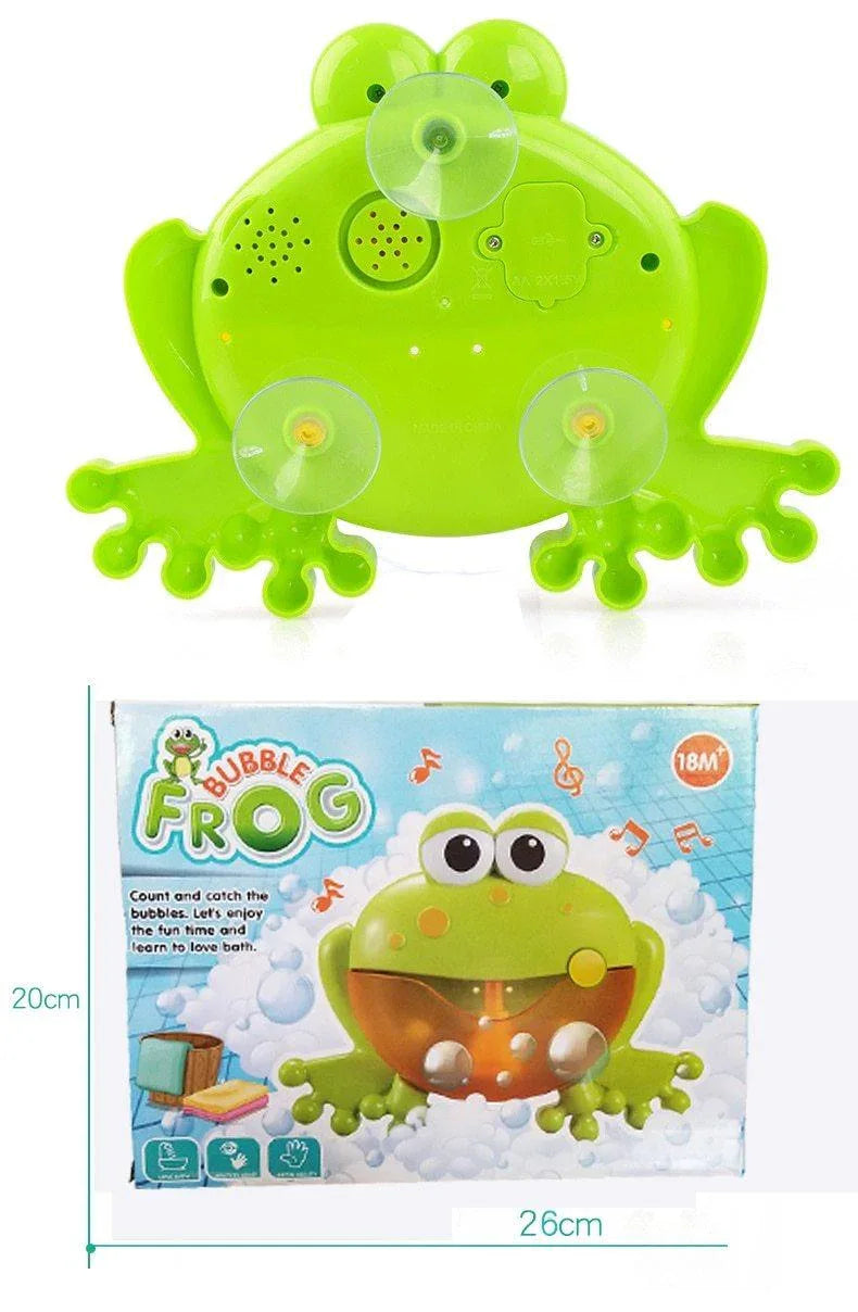 Baby Educational Bubble Machine Music Kids Bath Toy Bathtub Soap Automatic Bubble Maker Baby Bathroom Toy For Children - BIG FRENCHIES