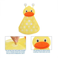 Baby Shower Bath Toys Little Duck Little Frog Baby Kids Toy Storage Mesh With Strong Suction Cups Toy Bag Net Bathroom Organizer - BIG FRENCHIES