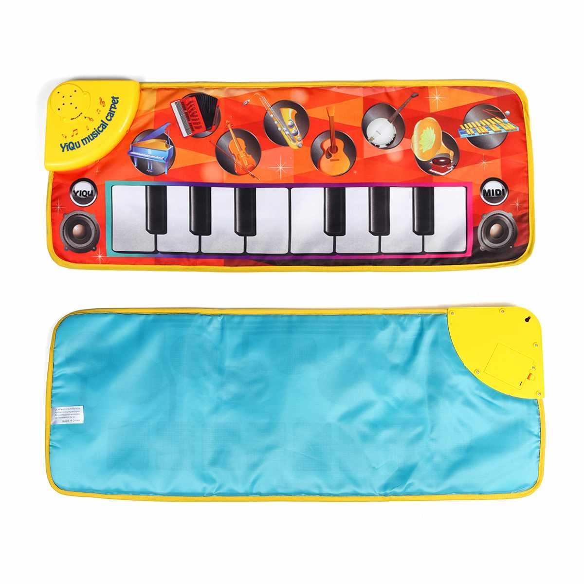 Kids Baby Early Education Music Piano Keyboard Carpet Musical Mat Touch Play Safety Learn Singing Toy For Kids - BIG FRENCHIES