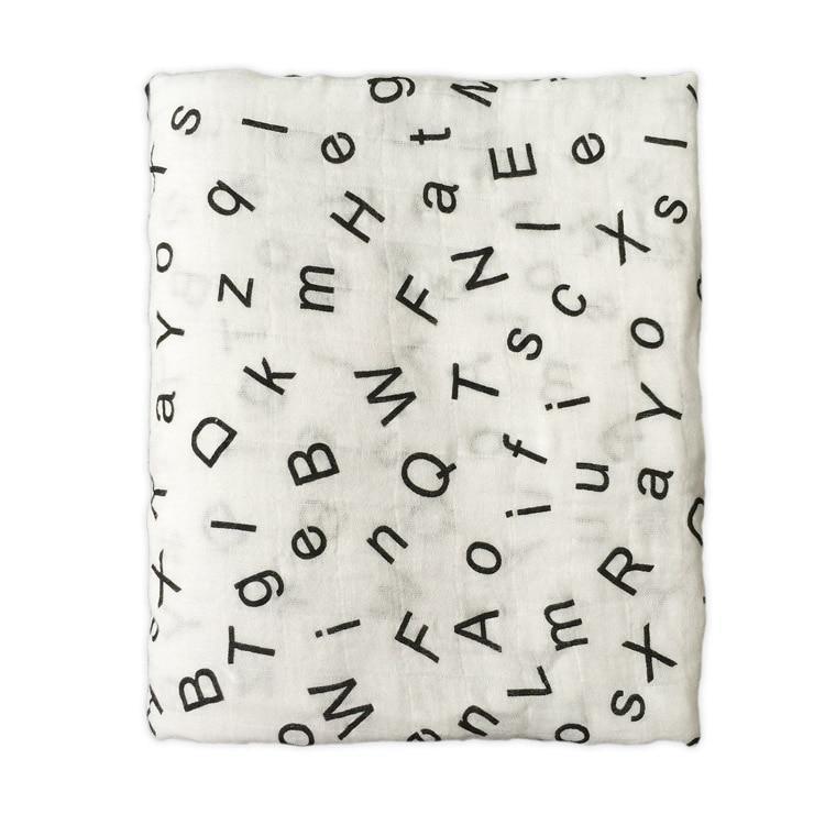 Newborn Swaddle Baby Multi-use Bamboo Cotton Blanket Infant Newborn Baby Wrap Blanket For Girls And Boys - BIG FRENCHIES