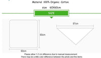 Baby Blankets Newborn Soft Organic Cotton Baby Blanket Muslin Swaddle Wrap Feeding Burp Cloth - BIG FRENCHIES