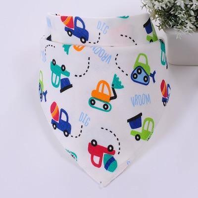 Baby Bibs Cute Cartoon Pattern bib Burp Cloths Saliva Towel Cotton Infant Burp Cloths Bib For Kids - BIG FRENCHIES