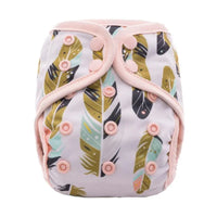 Newborn Pocket Diaper Cloth Diapers Bamboo Charcoal Inner Waterproof PUL Outer Double Gussets Nappies for Baby - BIG FRENCHIES