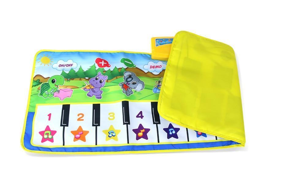 Animals Musical Mat Carpet with 10 Keys Record Function Animal Sounds Play Touch Piano Educational Toys For Kids - BIG FRENCHIES