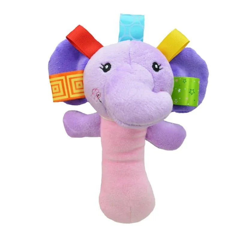 Newborn Baby Toys 0-12 Months Cartoon Baby Plush Rattle Mobile Bell Toy Infant Toddler Early Educational Toys For Kids - BIG FRENCHIES