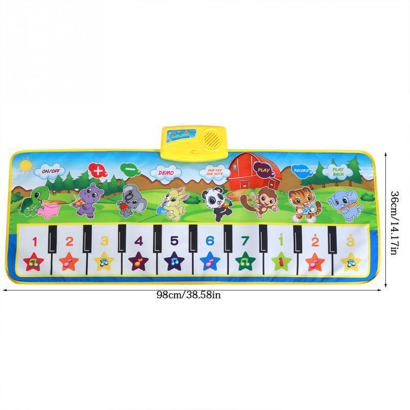 Baby Music Play Carpet Mat Children Kids Crawling Piano Carpet Educational Musical Toy For Kids - BIG FRENCHIES