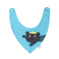 Baby Bibs Waterproof Triangle Cotton Cartoon Child Dribble Bibs Newborn Absorbent Cloth Bib for Kids in Cat Design - BIG FRENCHIES