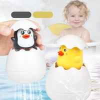 Modern Baby Bathing Toy Kids Cute Duck Penguin Egg Water Spray Sprinkler Bathroom Sprinkling Shower Toys For Kids - BIG FRENCHIES