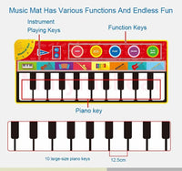 Children Musical Toys Crawling Piano Carpet Educational Toy Kids Baby Touch Play Game Mats Gift For Kids - BIG FRENCHIES