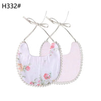 Handmade Luxury Floral Baby Bib Accessories Burp Cloths Newborn Baby Boy Girl Kids Cartoon Bibs 100% Cotton Linen Waterproof Saliva Bib For Kids - BIG FRENCHIES