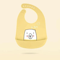 Bibs Waterproof Silicone Feeding Baby Saliva Towel Newborn Cartoon Aprons Baby Bibs Adjustable - BIG FRENCHIES