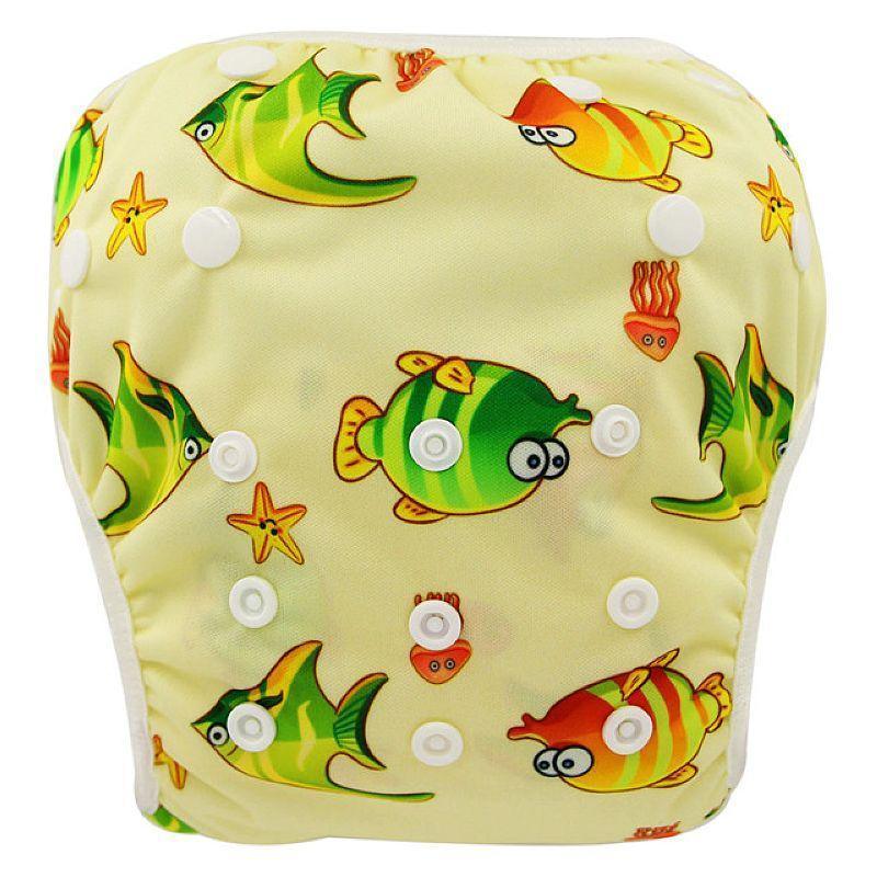 Baby Swimming Waterproof Adjustable Reusable Washable Cloth Pool Pant Diaper Cover - BIG FRENCHIES