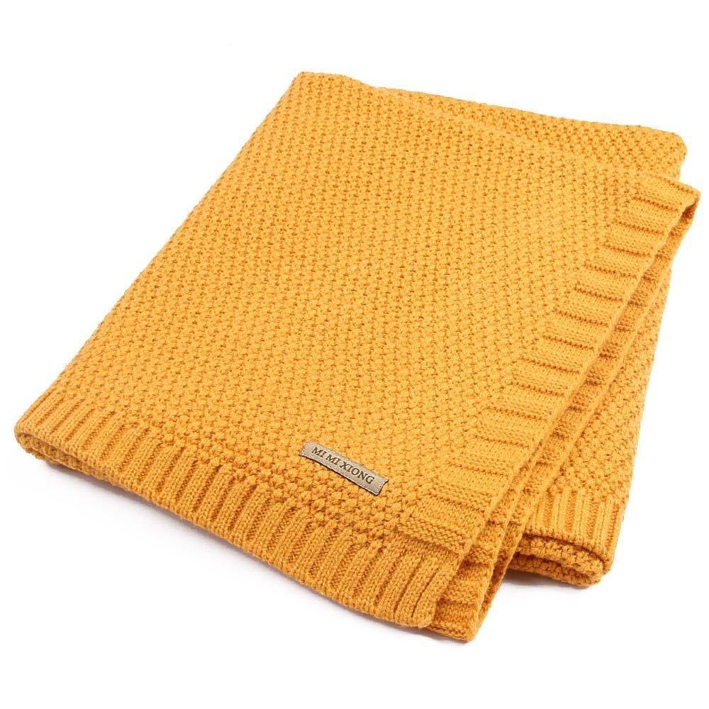 Baby Blanket Knitted Newborn Swaddle Wrap Blankets Super Soft Toddler Infant Bedding Quilt For Bed Sofa Basket Stroller - BIG FRENCHIES