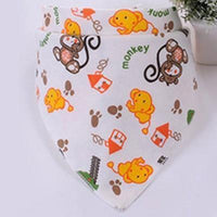 Baby Bibs Cute Cartoon Pattern bib Burp Cloths Saliva Towel Cotton Infant Burp Cloths Bib For Kids - BIG FRENCHIES