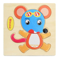 Wooden 3D Stevvex Modern Interesting Baby Learning Puzzles for Children Cartoon Animal Fruit Puzzles Intelligence Kids Children Educational Toy - BIG FRENCHIES