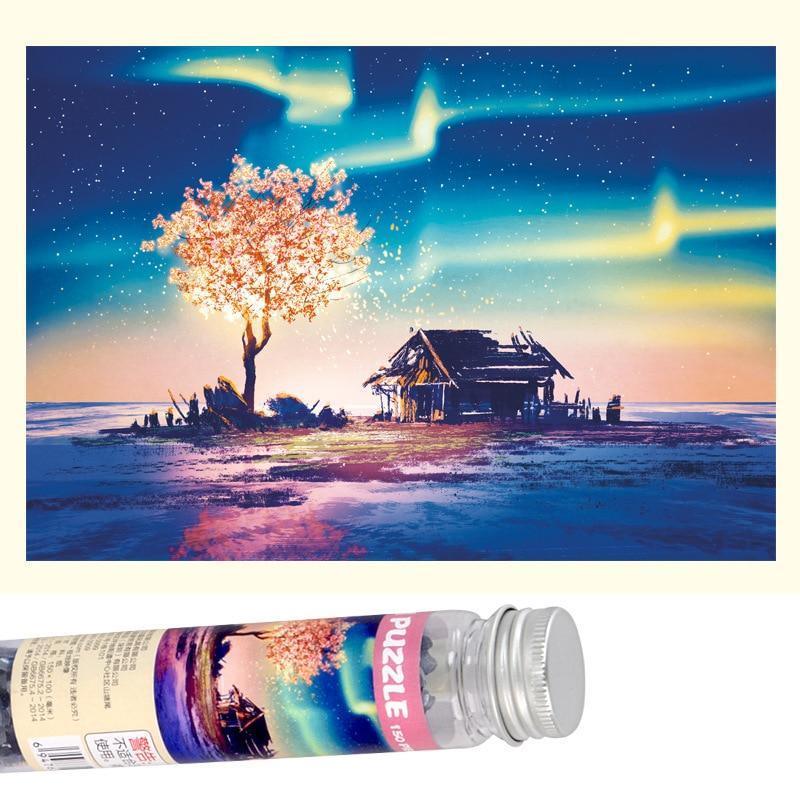 150 Piece Tube Beautiful Scenery Puzzles Toys for Children Adults Learning Education Brain Teaser Assemble Toy Games For All Generations - BIG FRENCHIES
