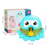 Baby Educational Bubble Machine Music Kids Bath Toy Bathtub Soap Automatic Bubble Maker Baby Bathroom Toy For Children - BIG FRENCHIES