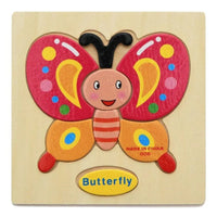 Wooden 3D Stevvex Modern Interesting Baby Learning Puzzles for Children Cartoon Animal Fruit Puzzles Intelligence Kids Children Educational Toy - BIG FRENCHIES