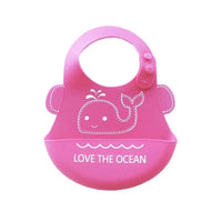 Bibs Waterproof Silicone Feeding Baby Saliva Towel Newborn Cartoon Aprons Baby Bibs Adjustable - BIG FRENCHIES
