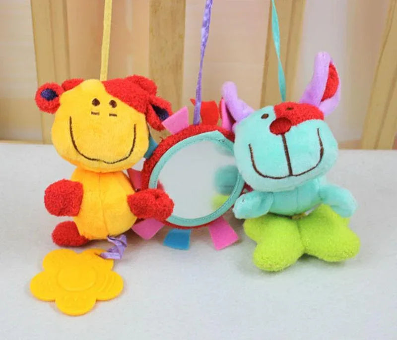 Stuffed Stroller Toys Animal Baby Crib Pram Bed Hanging Educational Infant Baby Rattle For Kids - BIG FRENCHIES