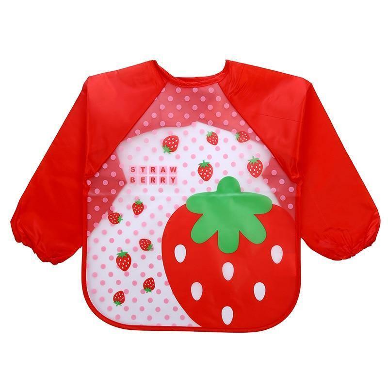 Waterproof Long Sleeve Girl Bibs Kids Burp Cloth Feeding Bib with Pocket Bib For Kids - BIG FRENCHIES