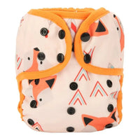 One Size Baby Cloth Diaper Cover Nappy Waterproof Double Gusset Design Adjustable Diapers For Babies - BIG FRENCHIES