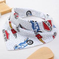 Baby Bibs Cute Cartoon Pattern bib Burp Cloths Saliva Towel Cotton Infant Burp Cloths Bib For Kids - BIG FRENCHIES
