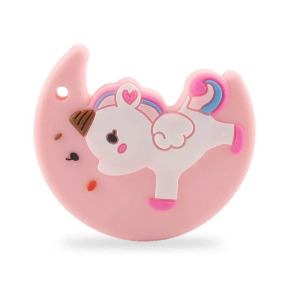 Silicone Teethers Food Grade Tiny Rod Teething Baby Shower Gifts Cartoon Animals Teether Let's Make 1pc - BIG FRENCHIES