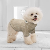 Winter Warm Knitted Turtleneck Sweater for Small Dogs or Cats - BIG FRENCHIES
