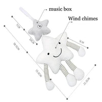 Baby Rattle Stroller Toy Musical Mobile Baby Toys Cute Learning Edccation Cartoon Star For Infant Strollers Crib Hanging For Kids and Baby - BIG FRENCHIES