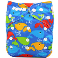 Baby Cloth Diapers Reusable Nappies Character Unisex Baby Care Pants Waterproof Pocket Cloth Diaper For Baby - BIG FRENCHIES
