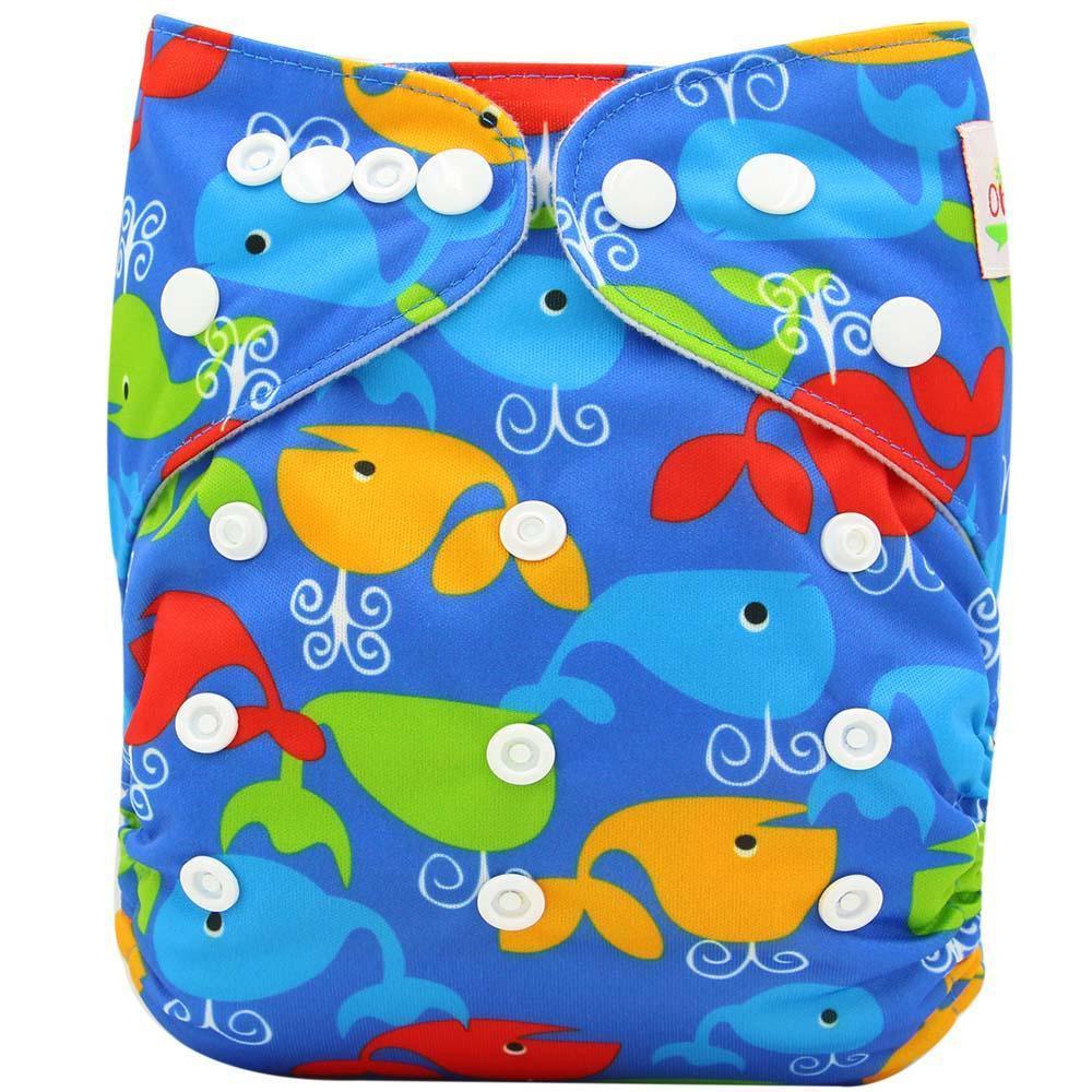 Baby Cloth Diapers Reusable Nappies Character Unisex Baby Care Pants Waterproof Pocket Cloth Diaper For Baby - BIG FRENCHIES