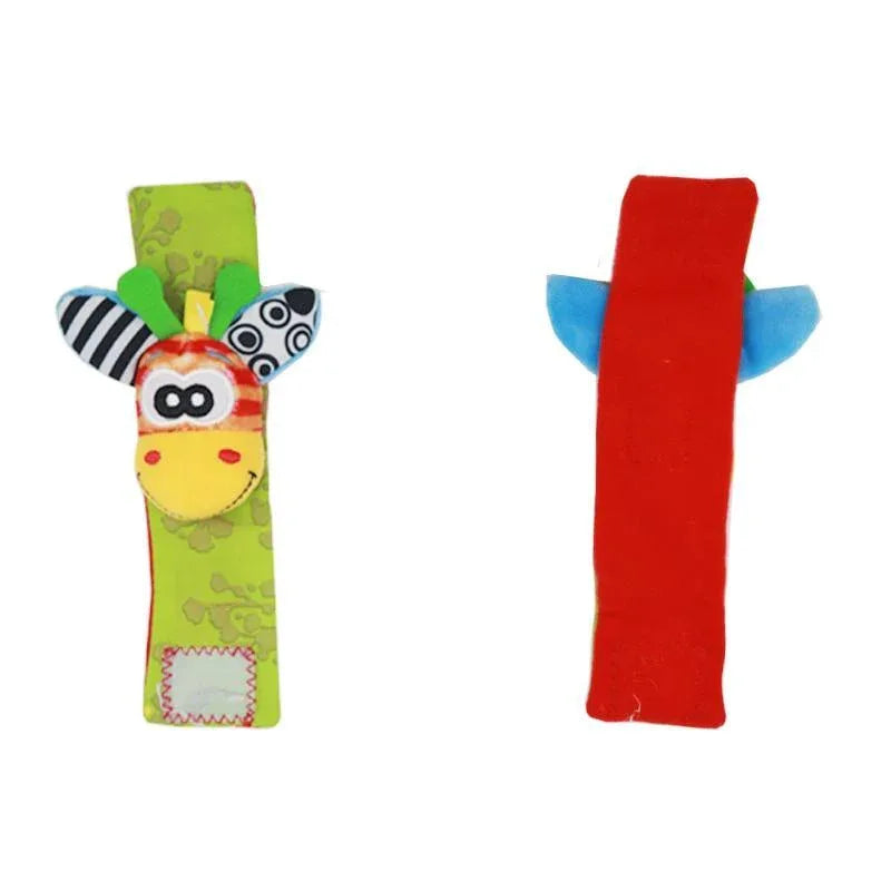 Colorful Wrist Rattles Infant Baby Kids Socks Rattle Toys Foot Socks Educational Toy High Quality Babies Gift - BIG FRENCHIES