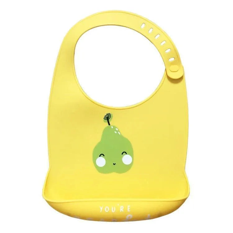 Bibs Waterproof Silicone Feeding Baby Saliva Towel Newborn Cartoon Aprons Baby Bibs Adjustable - BIG FRENCHIES