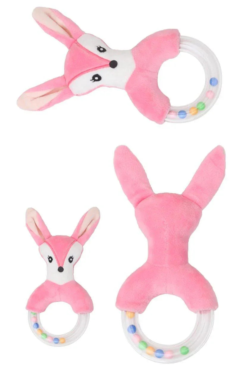 Modern Luxury Baby Rattle Toys Rabbit Plush Baby Cartoon Bed Toys for Newborn Educational Toy Rabbit Bear Hand Bells For Kids and Baby - BIG FRENCHIES