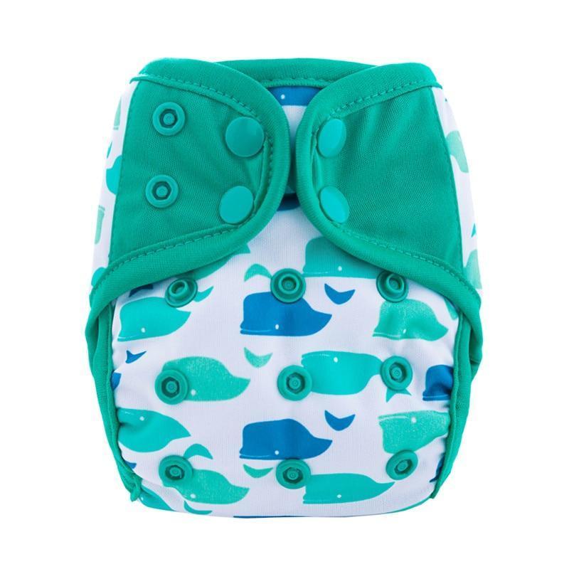 Newborn Pocket Diaper Cloth Diapers Bamboo Charcoal Inner Waterproof PUL Outer Double Gussets Nappies for Baby - BIG FRENCHIES