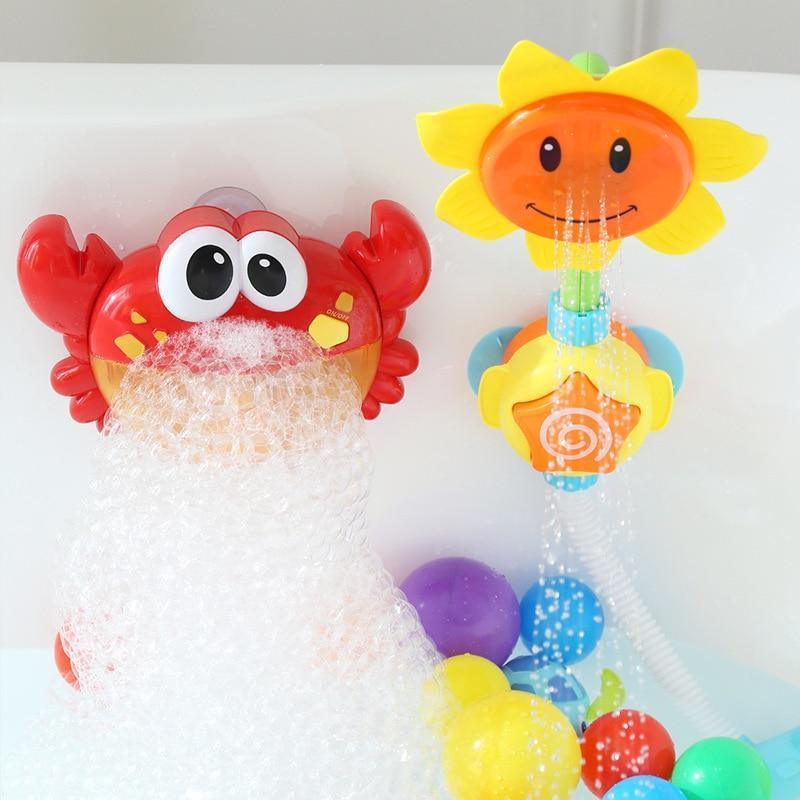 Baby Educational Bubble Machine Music Kids Bath Toy Bathtub Soap Automatic Bubble Maker Baby Bathroom Toy For Children - BIG FRENCHIES