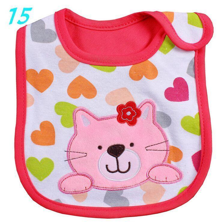 Cartoon Cotton Baby Bib Infant Saliva Towels Baby Waterproof Bibs Newborn Wear Babies Accessories - BIG FRENCHIES