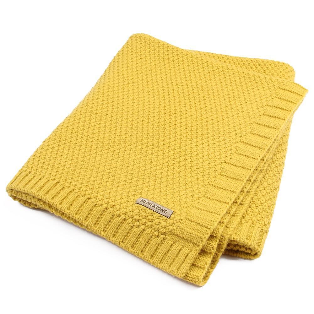 Baby Blanket Knitted Newborn Swaddle Wrap Blankets Super Soft Toddler Infant Bedding Quilt For Bed Sofa Basket Stroller - BIG FRENCHIES