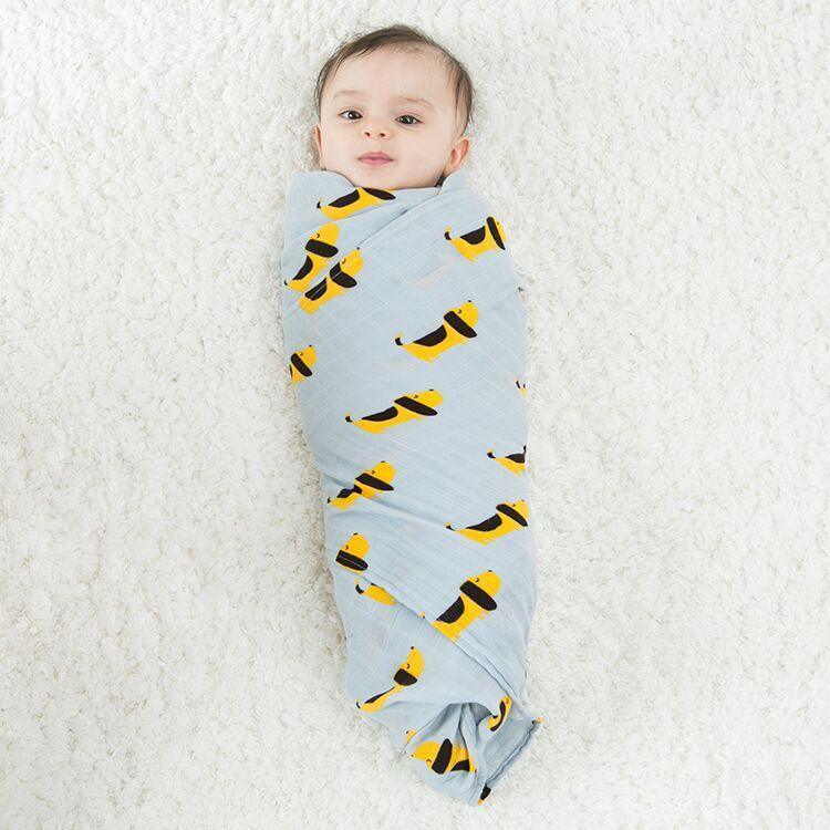 Newborn Swaddle Baby Multi-use Bamboo Cotton Blanket Infant Newborn Baby Wrap Blanket For Girls And Boys - BIG FRENCHIES