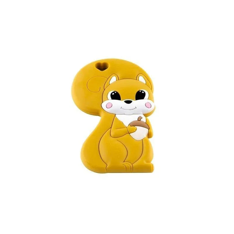 BPA Free Food Grade Silicone Teethers Cartoon Animals Shape Pacifier Clips, Accessories Baby Teething 1pc - BIG FRENCHIES