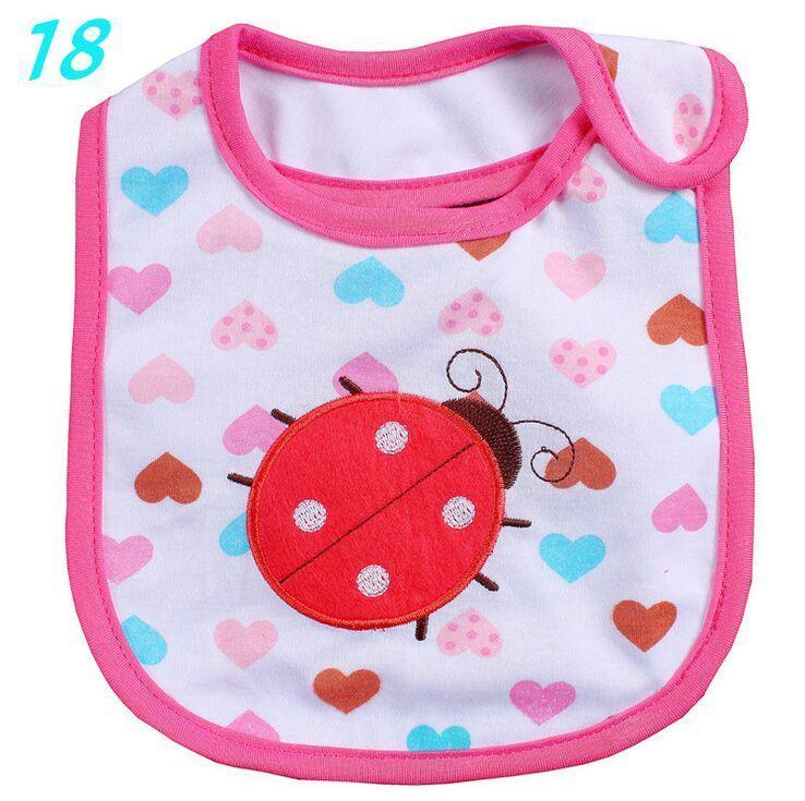 Cartoon Cotton Baby Bib Infant Saliva Towels Baby Waterproof Bibs Newborn Wear Babies Accessories - BIG FRENCHIES