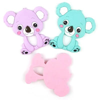 1pc Unique Baby Koala Silicone Teether Teething Chew Toy Nursing Tool Pendant Food Grade Silicone - BIG FRENCHIES