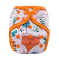 Newborn Pocket Diaper Cloth Diapers Bamboo Charcoal Inner Waterproof PUL Outer Double Gussets Nappies for Baby - BIG FRENCHIES