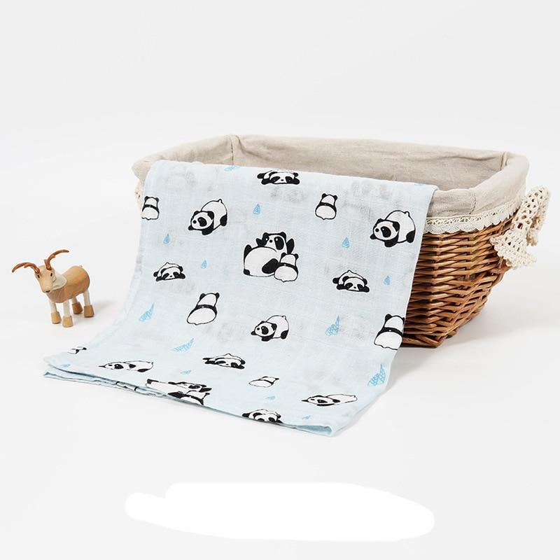 Newborn Swaddle Baby Multi-use Bamboo Cotton Blanket Infant Newborn Baby Wrap Blanket For Girls And Boys - BIG FRENCHIES