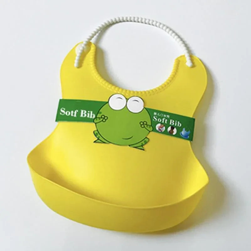 Modern Baby Plastic Bibs Waterproof Lunch Bibs for Boys & Girls Infants Silicone Feeding Baby Saliva Waterproof Aprons for Baby - BIG FRENCHIES