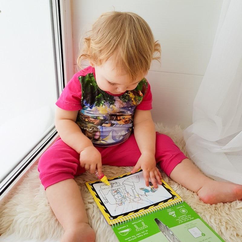 Magic Water Drawing Books Coloring Books Doodle & Magic Pen Painting Drawing Board Children Painting Toys Birthday Gifts - BIG FRENCHIES