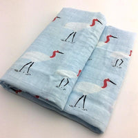 Baby Blankets Newborn Soft Organic Cotton Baby Blanket Muslin Swaddle Wrap Feeding Burp Cloth - BIG FRENCHIES