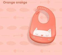 Bibs Waterproof Silicone Feeding Baby Saliva Towel Newborn Cartoon Aprons Baby Bibs Adjustable - BIG FRENCHIES